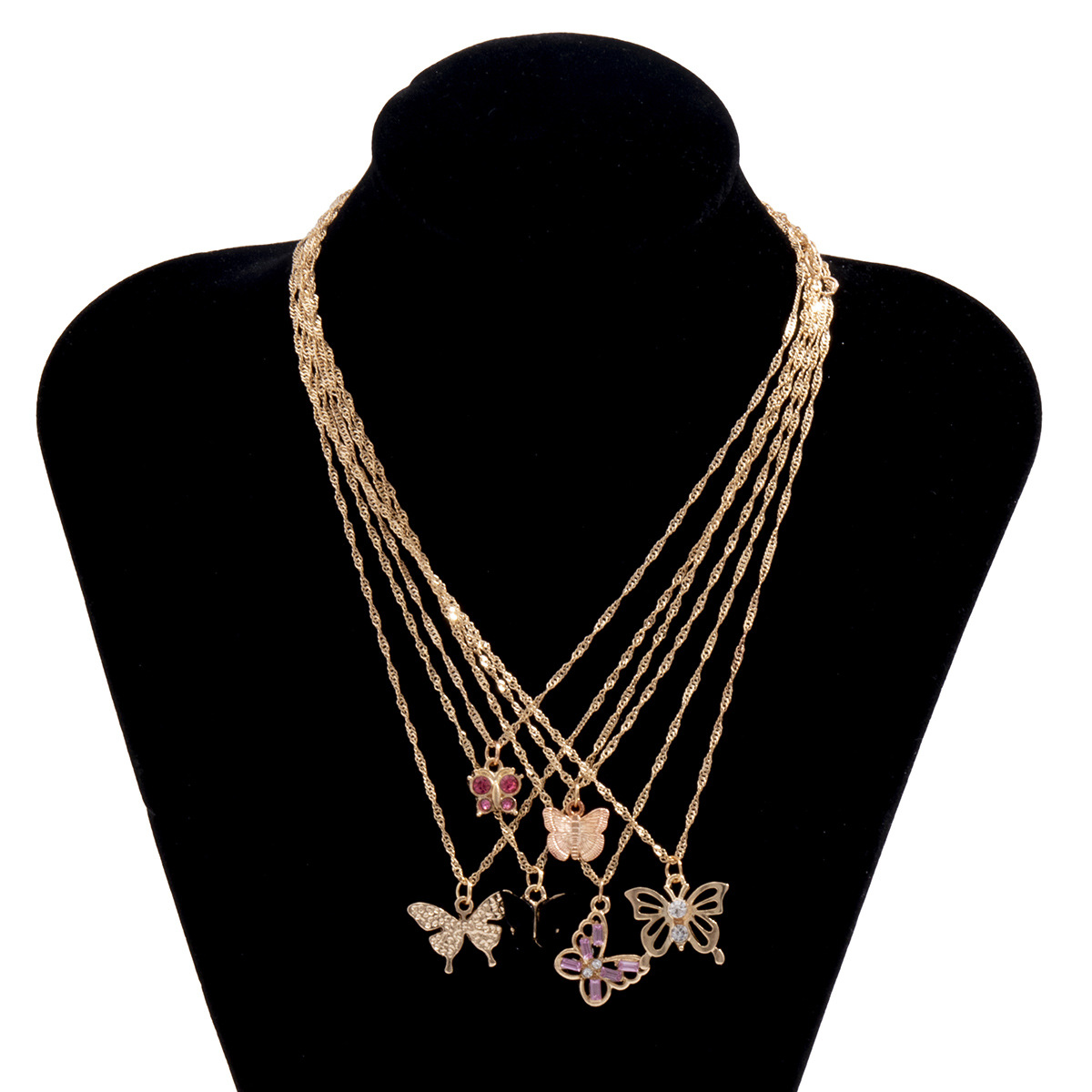 Collier Papillon Rétro Simple display picture 1