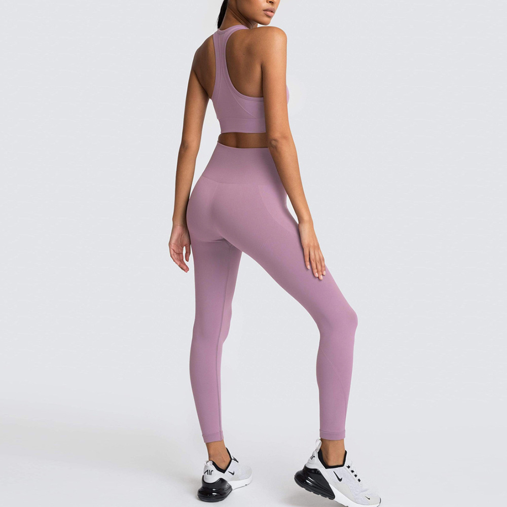 Seamless Knitted Sports Yoga Suit NSNS23587