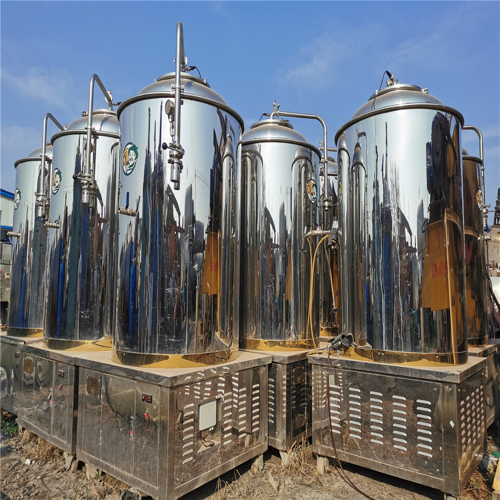 九成新果酒啤酒微生物发酵罐100-100