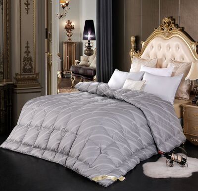 羽絨被芯五星級酒店95白鵝絨單人被子加厚保暖雙人冬被