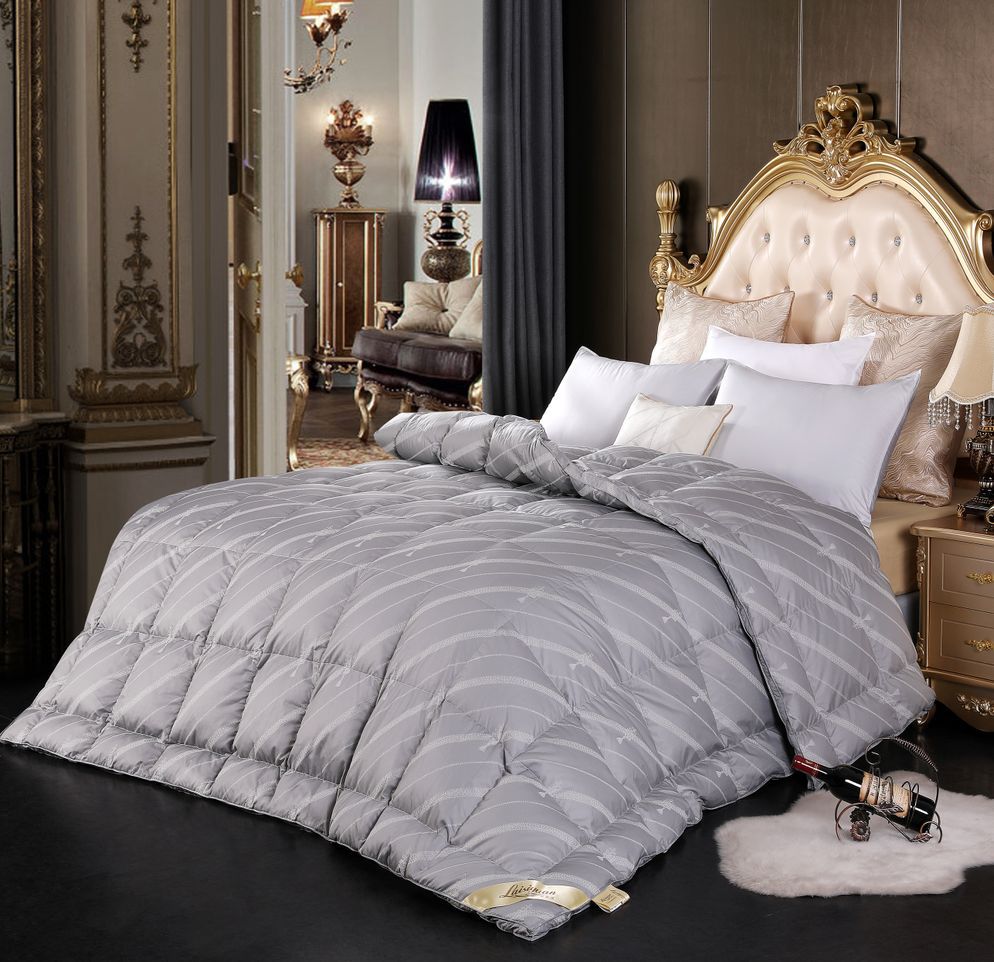 羽絨被芯五星級酒店95白鵝絨單人被子加厚保暖雙人冬被