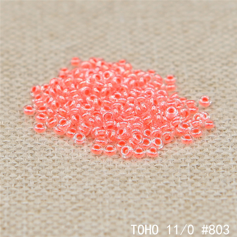 日本进口玻璃米珠TOHO东宝11/0甜甜圈系列散珠手工DIY饰品配件10g详情图3