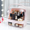 Net Red Skin Care Products Makeup Box Large Cosmetics Storage Box Drop Dust -Dust -proof Source Source Manufacturer