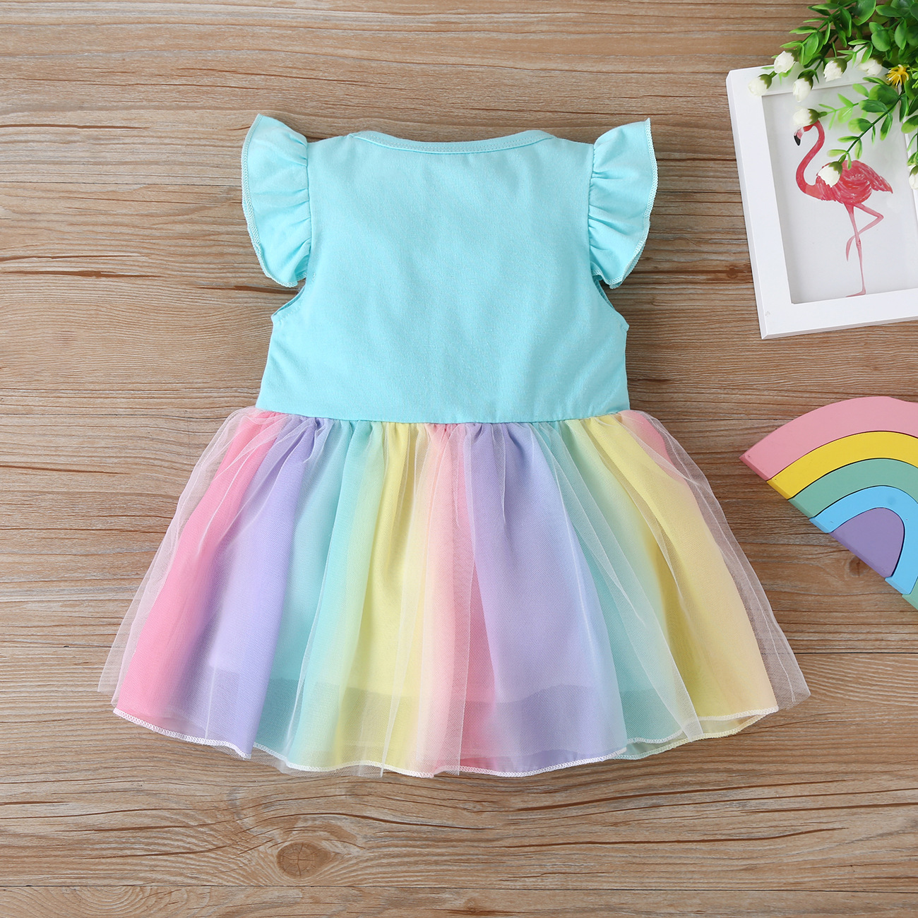 Classic Style Solid Color Cotton Girls Dresses display picture 2