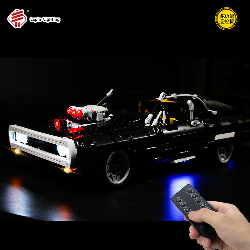 LP building block lighting compatible with Lego Dodge war horse 42111 speed and passion car LED matching lights
