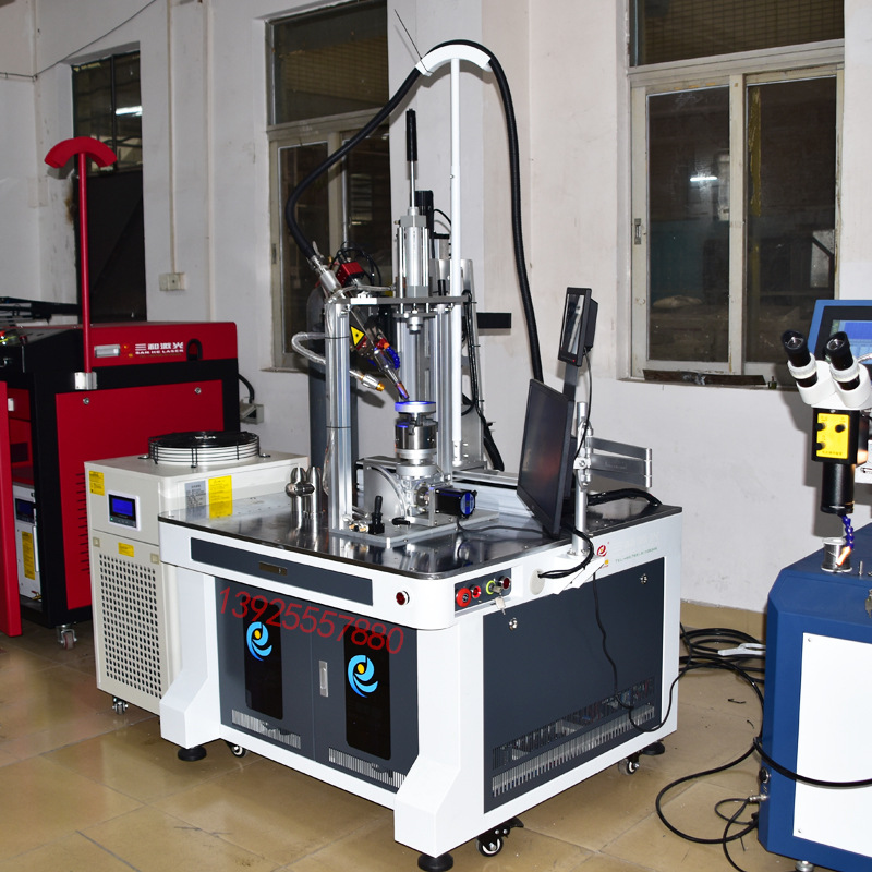 1500W连续光纤激光焊接机 不锈钢管密封圆球密封速度快