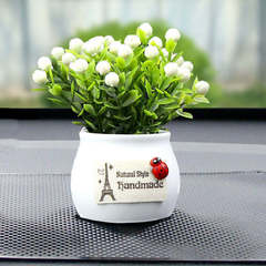 Car Air Freshener Lucky Fruit Potted Plant Creative Artificial Flower Air Freshener Car Mount Car Decorative Accessories Air Freshener Ornament