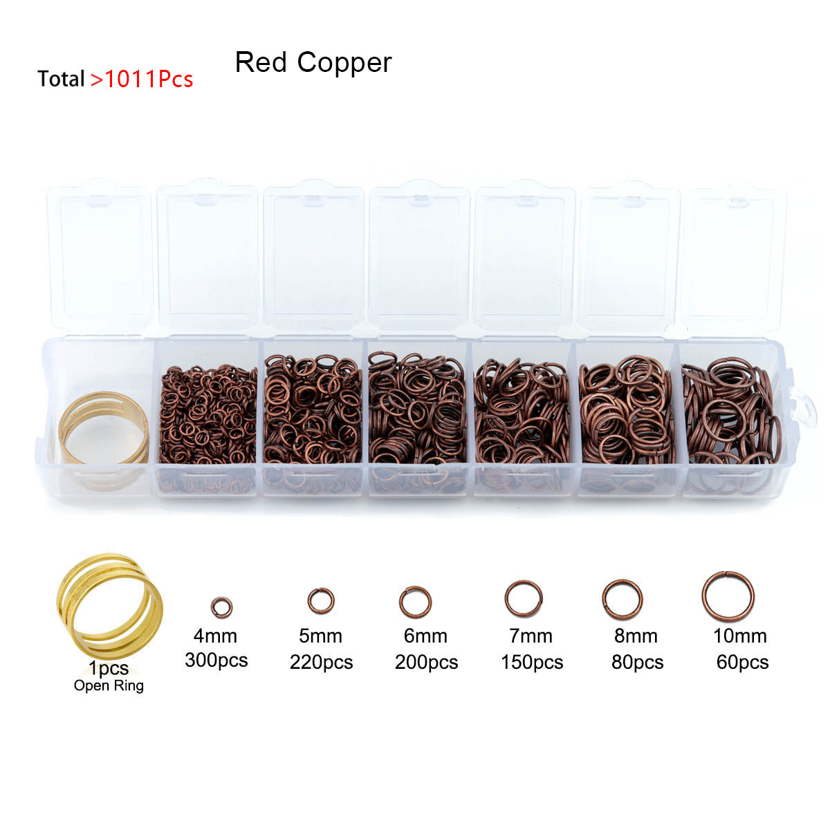 95g Weight Jump Ring Jewelry Making Type DIY Jewelry Accessories Classification 1011 Pieces Per Box Quantity Alloy Material Geometric Pattern All Seasons Season Polished Finish Plating Design Simple Style Style 1011 Pieces Per Box Alloy Geometric Polished Jump Ring DIY Jewelry Accessories 10