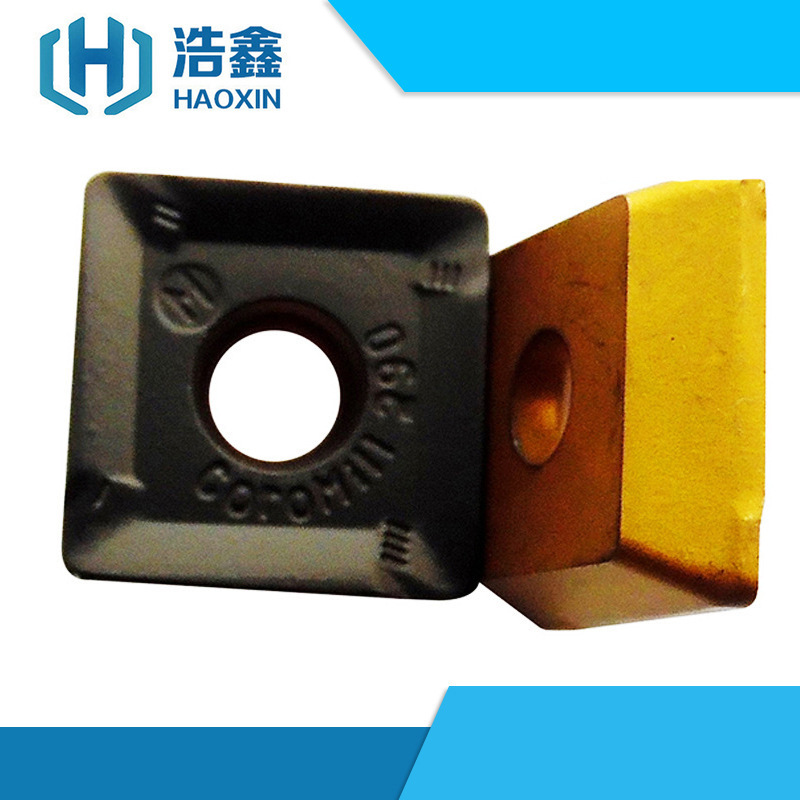 R290-12T308-PM硬质合金切削铣刀片 刮光铣刀片 精磨双色铣刀片