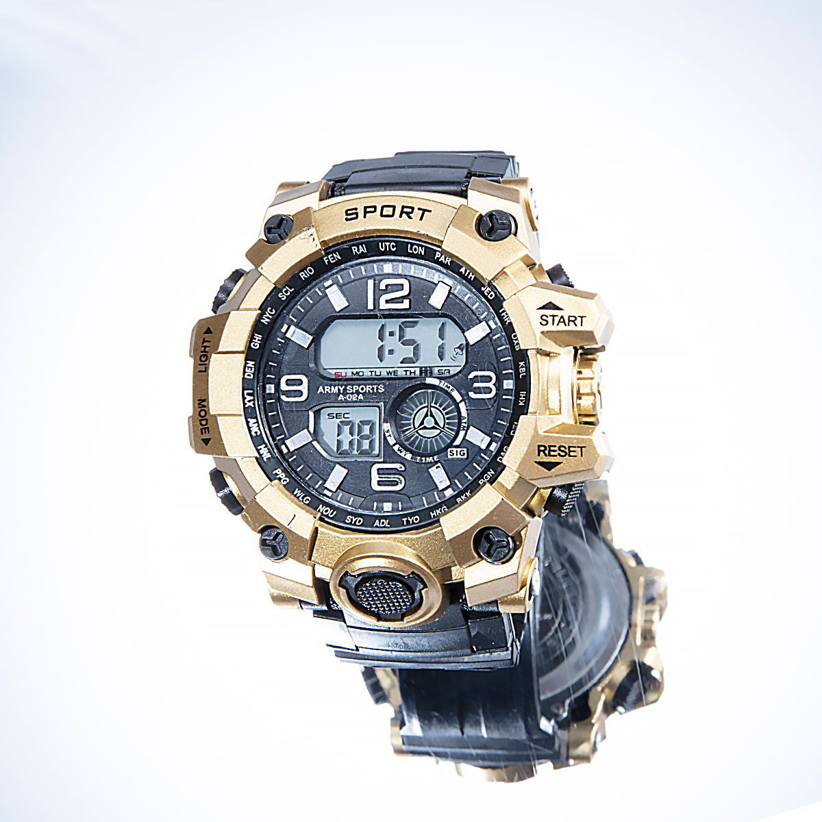 Moda de moda deportes al aire libre montañismo Kushang reloj de hombre estudiante masculino multifuncional reloj electrónico personalizado N1000