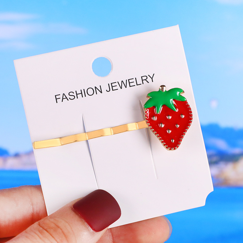 Sweet Fruit Alloy Hair Clip 1 Piece display picture 5