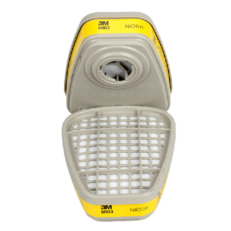 3M6003CN veneno caja de filtro máscara de gas caja de filtro a prueba de cloro Cyanogen fluoruro y así sucesivamente necesidad de ser utilizado con máscara