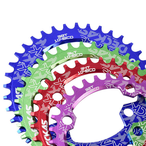 DECKAS mountain bike chainring single disc 104bcd disc oval disc positive and negative tooth bicycle chainring wholesale