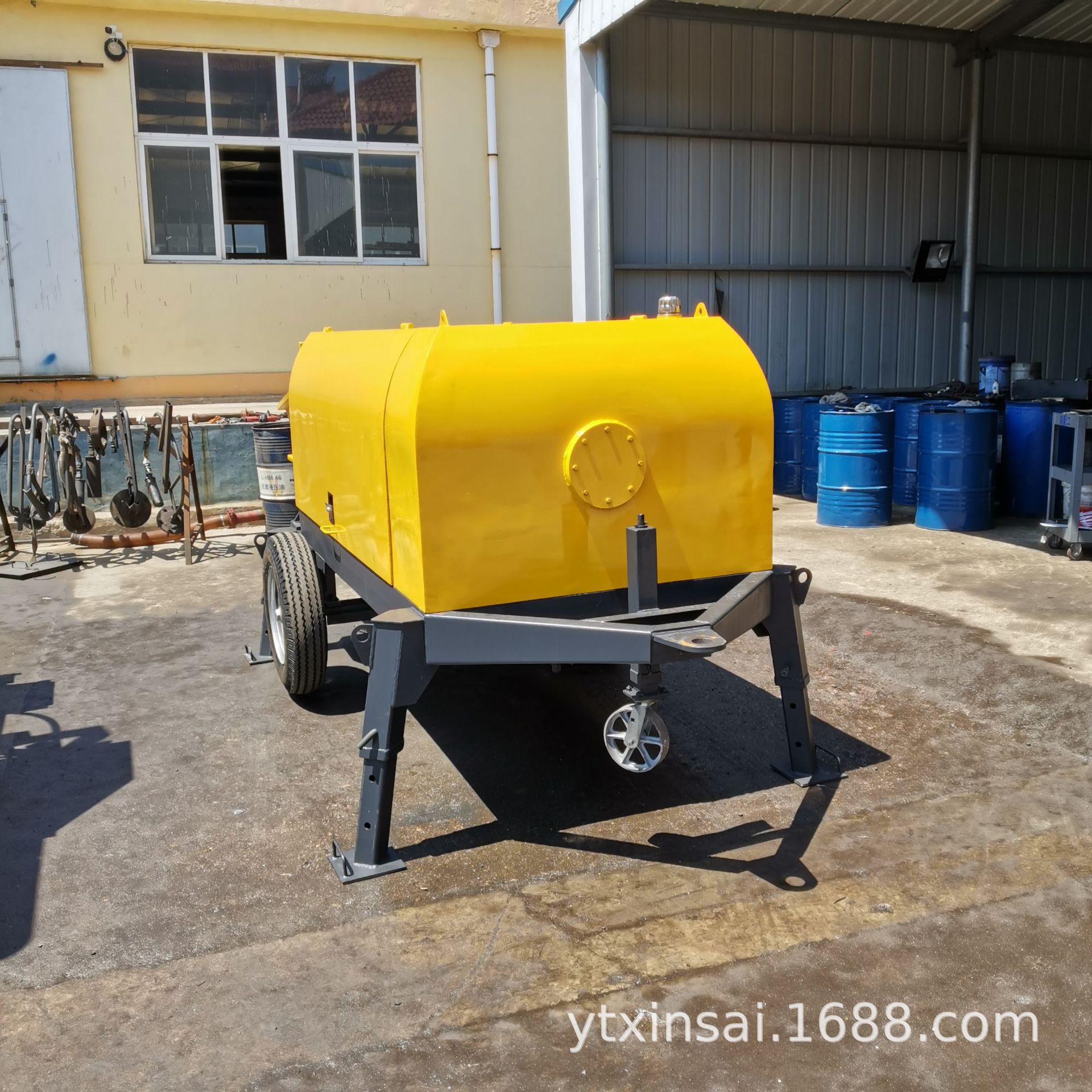 砼混送混凝土 输送泵带搅拌泵 搅拌拖泵 混凝土输送泵带管子泵