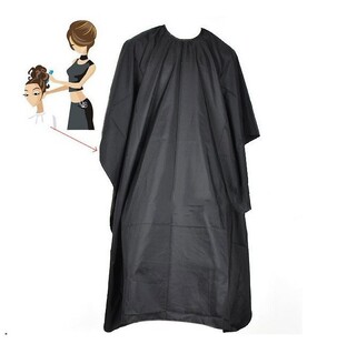 Black hair cutting cloth hair cutting cloth adult hair cutting apron black hair cutting cloth 140 * 100cm