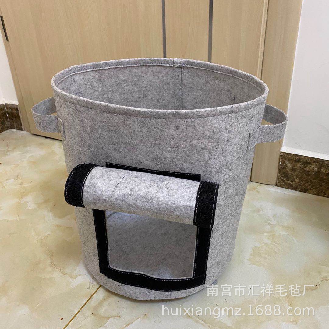 批发毛毡种植桶 毛毡土豆种植桶 无纺布番薯阳台草莓植物袋|ms