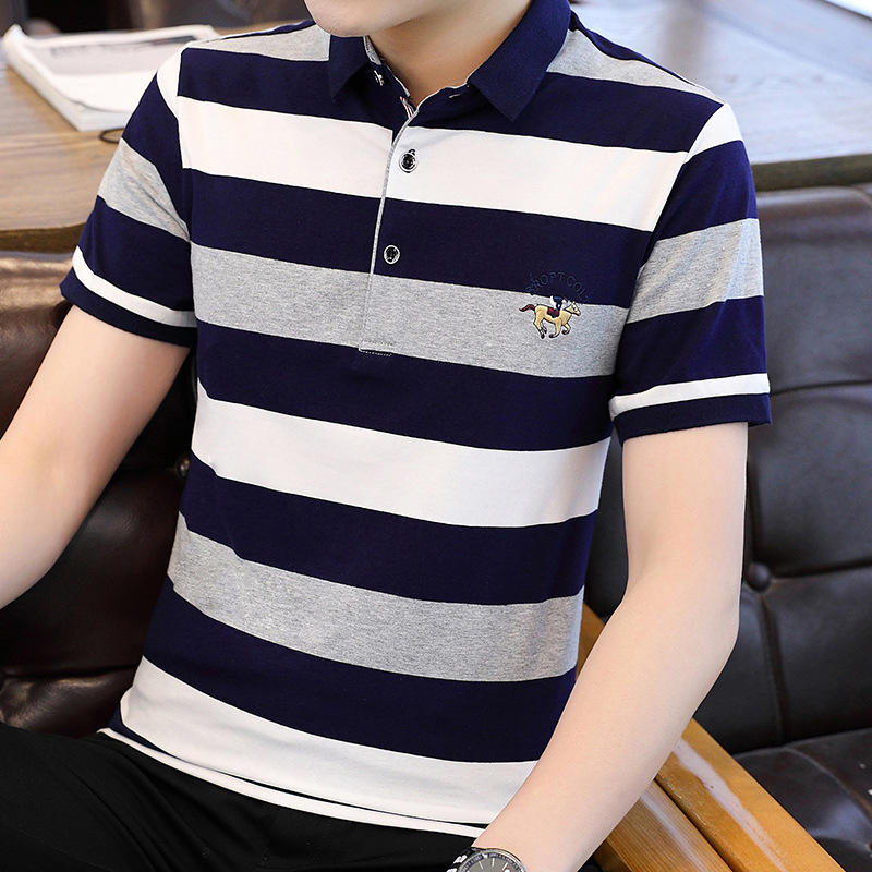 Polo homme en coton - Ref 3442947 Image 10