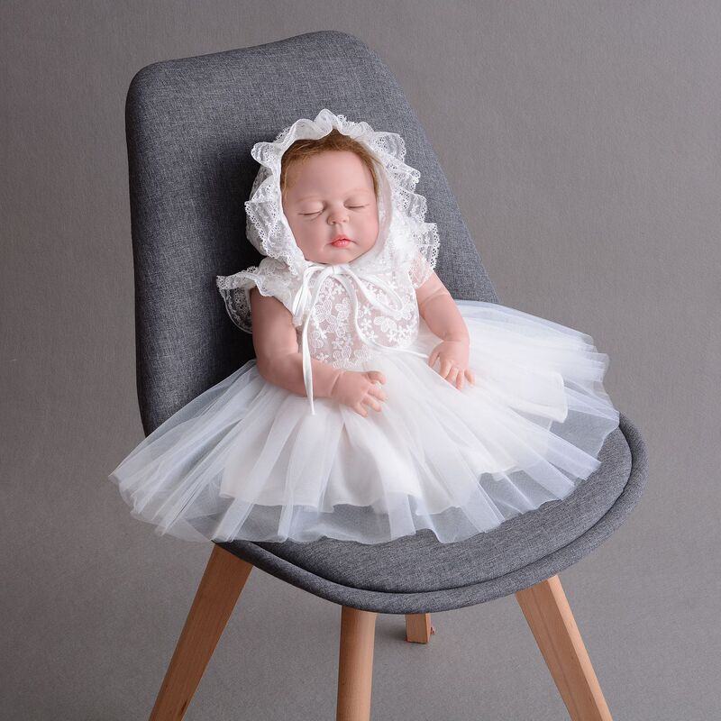 1002 Summer Lightweight Breathable Baby Princess Dress Baby One Year Old Full Moon Dress Girls' Lace dress Wedding Dress 1002 Summer Lightweight Breathable Baby Princess Dress Baby One Year Old Full Moon Dress Girls' Lace dress Wedding Dress