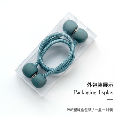 Modern Minimalist Frosted Headphone Style Curtain Magnet Clips No Drill Curtain Magnet Fasteners Cross-border Supply