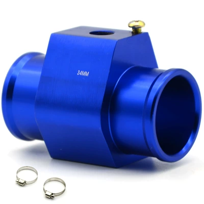modification universal water thermometer | automobile water pipe - 34mm-blue