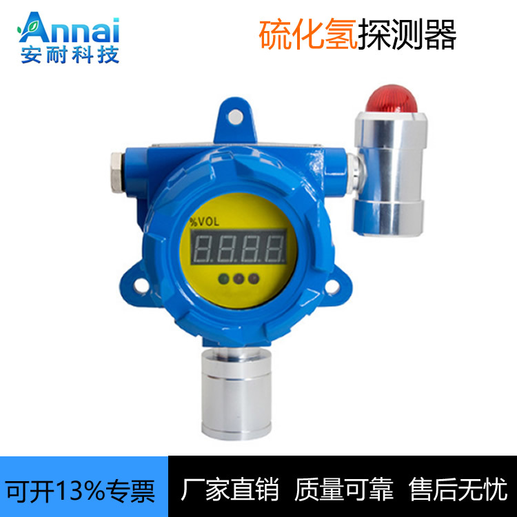 工业用壁挂式气体检测仪硫化氢检测仪报警探测器变送器