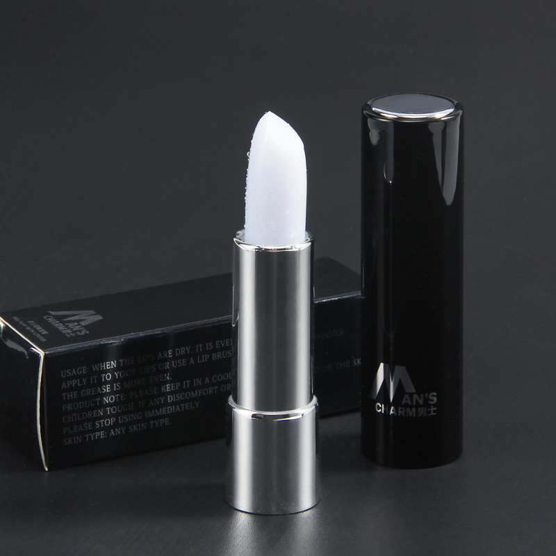 小城伊香正品男士玩味按壓式潤唇膏持久保濕補水防幹裂滋潤護唇彩