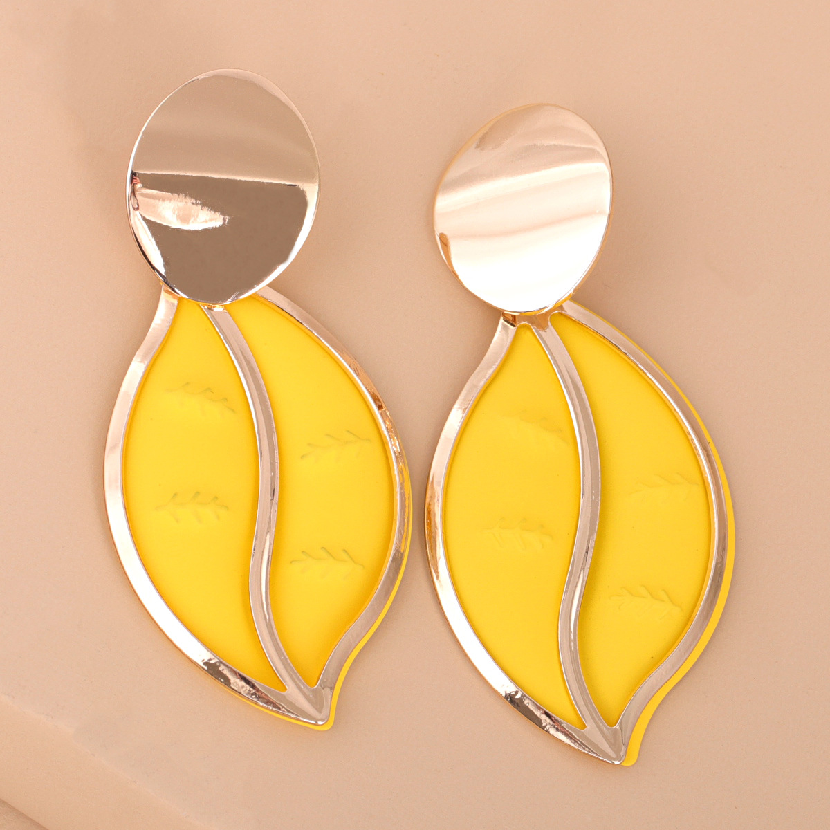 Fashion Plant Leaf Earrings display picture 8