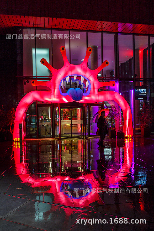 充气卡通怪物装饰卡通章鱼触角气模不倒翁气模