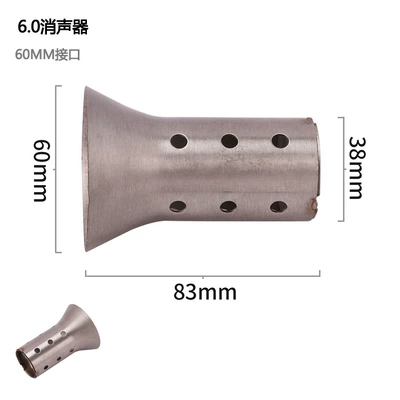 Motorcycle Modified Exhaust Pipe Exhaust pipe - 60-interface-muffler