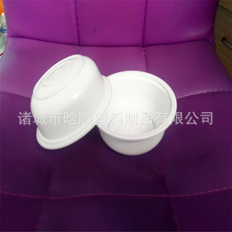 八宝粥一次性碗 360ml塑料碗 百合塑料碗