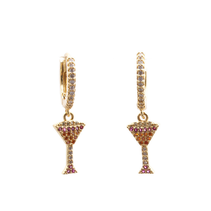 Hot-selling Micro-inlaid Zircon Earrings display picture 4