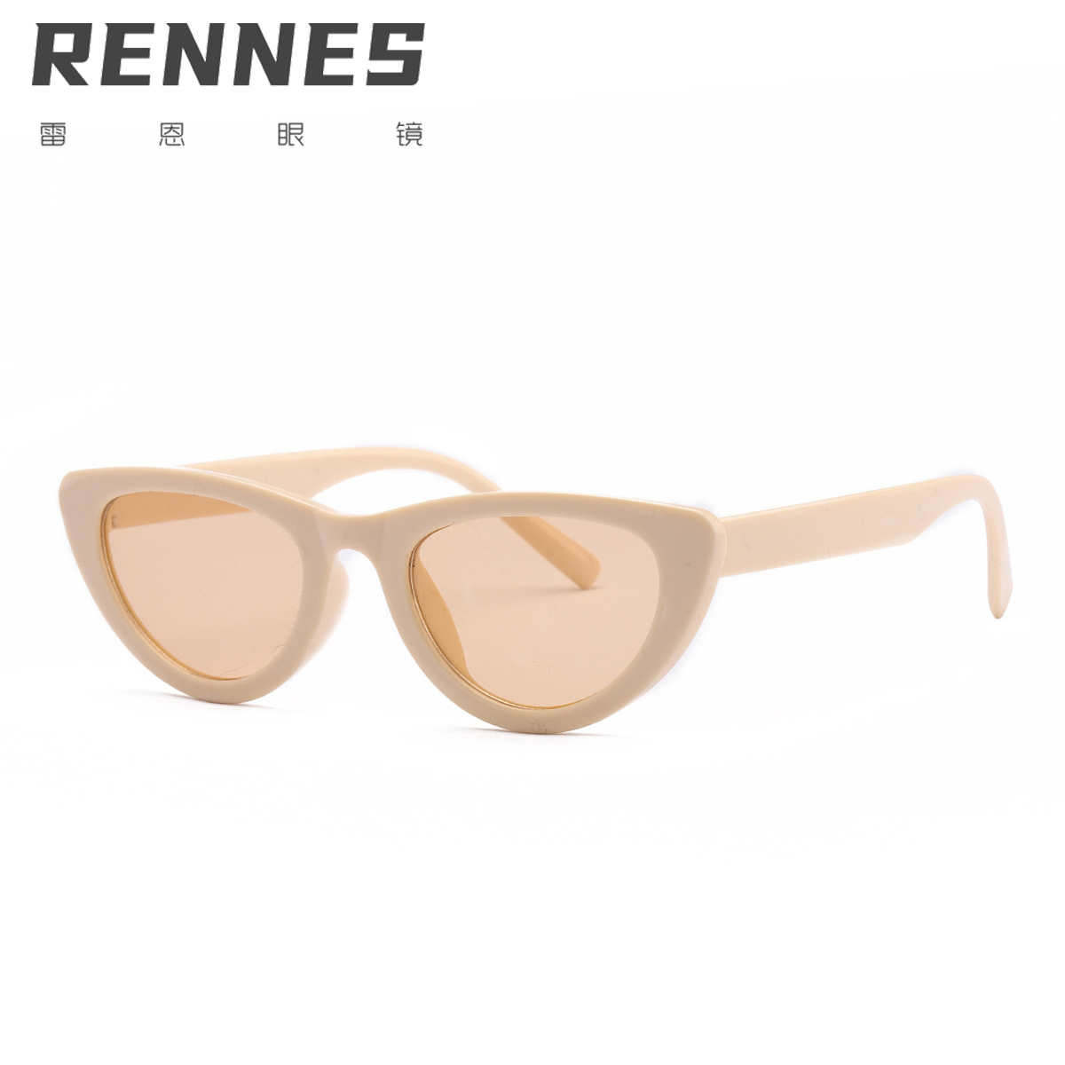 2020 nuevo triángulo europeo y americano ojo de gato gafas de sol de moda de las mujeres personalidad oval pequeño marco gafas de sol 97078