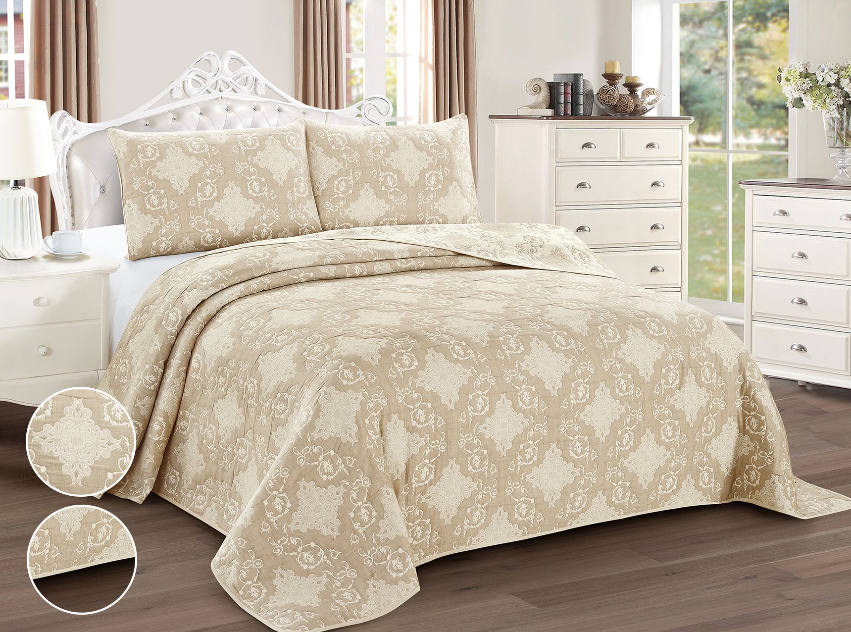 【外貿(mào)專供】外貿(mào)出口純棉歐美風(fēng)格三件套