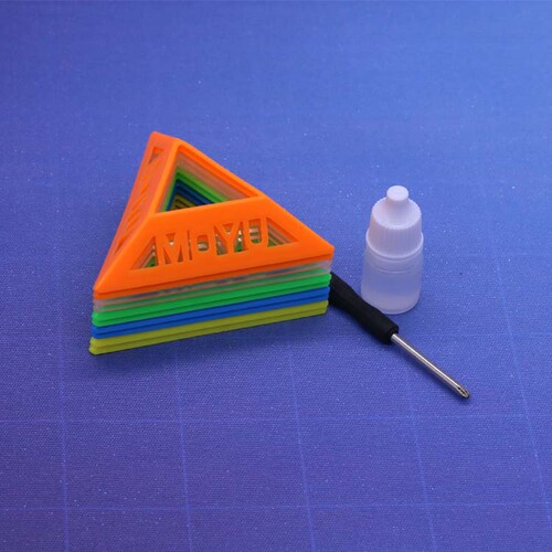Rubik's cube accessories three-piece set lubricating oil base screwdriver DIY creative modification adjustment and debugging special tool