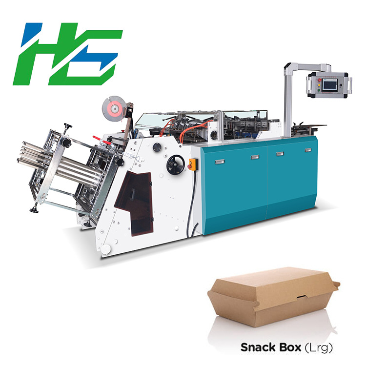宏硕 新品上市高产量快餐打包纸盒成型机