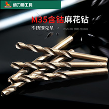 威力狮高速钢麻花钻手电钻钻头M35含钴不锈钢打孔专用钻头M2材质