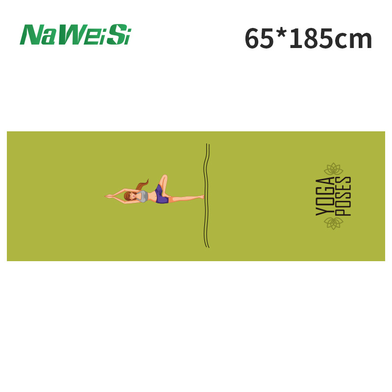 Estudio de Yoga de impresión portátil Toalla de yoga en stock antideslizante yogatowel Impresión digital Toalla de yoga