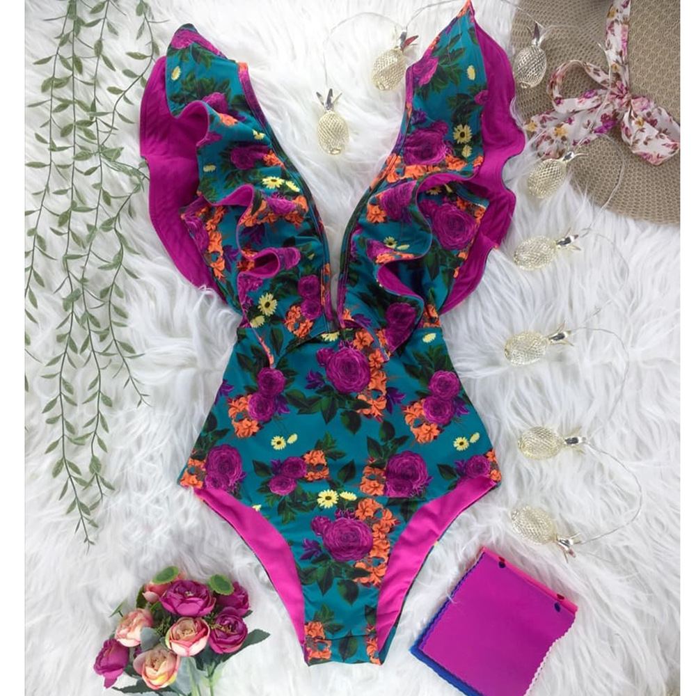 Women's Elegant Ditsy Floral 1 Piece One Piece display picture 1