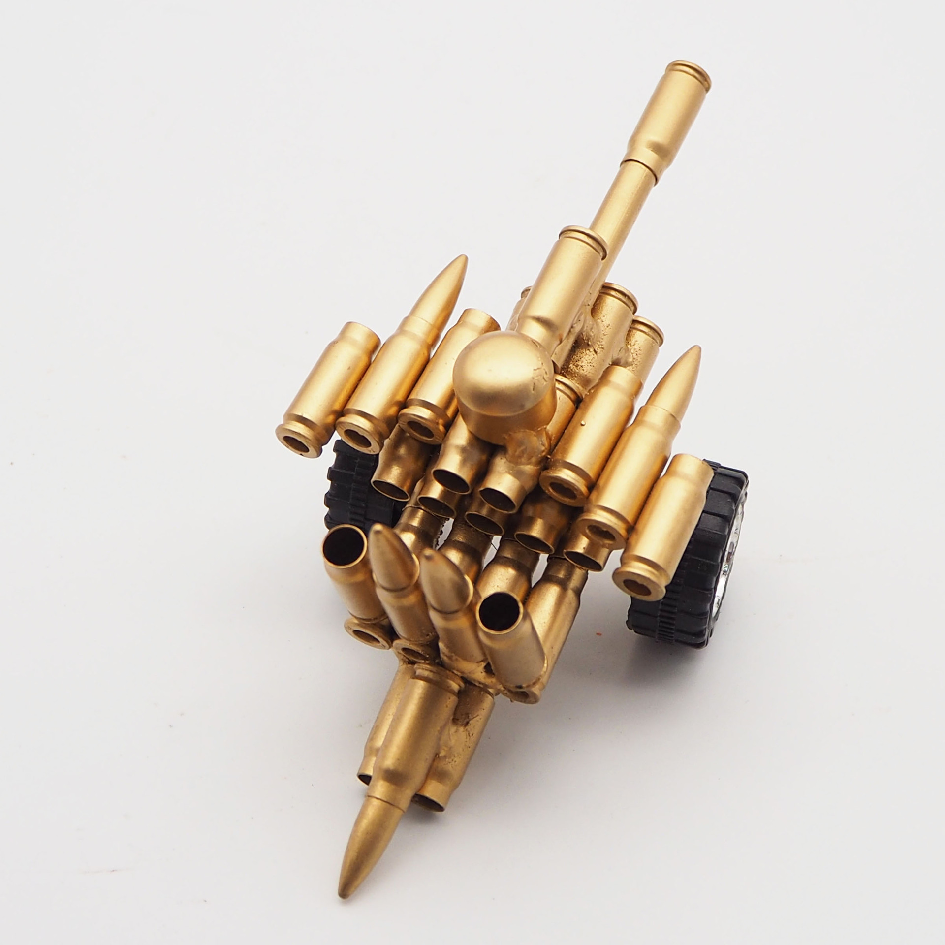 弹壳工艺品批发 子弹壳焊接的机枪玩具模型 只能作为家居装饰-阿里巴巴
