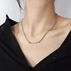 Necklace, sweatshirt, long sweater, universal decorations, simple and elegant design, light luxury style, 2024 years