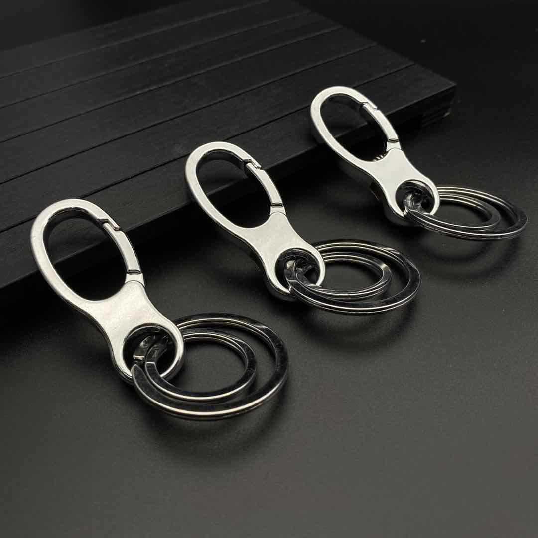 Llavero de coche Boya 7008 llavero de cintura para hombres y mujeres hebilla de 8 palabras Regalo De vacaciones personalizado creativo