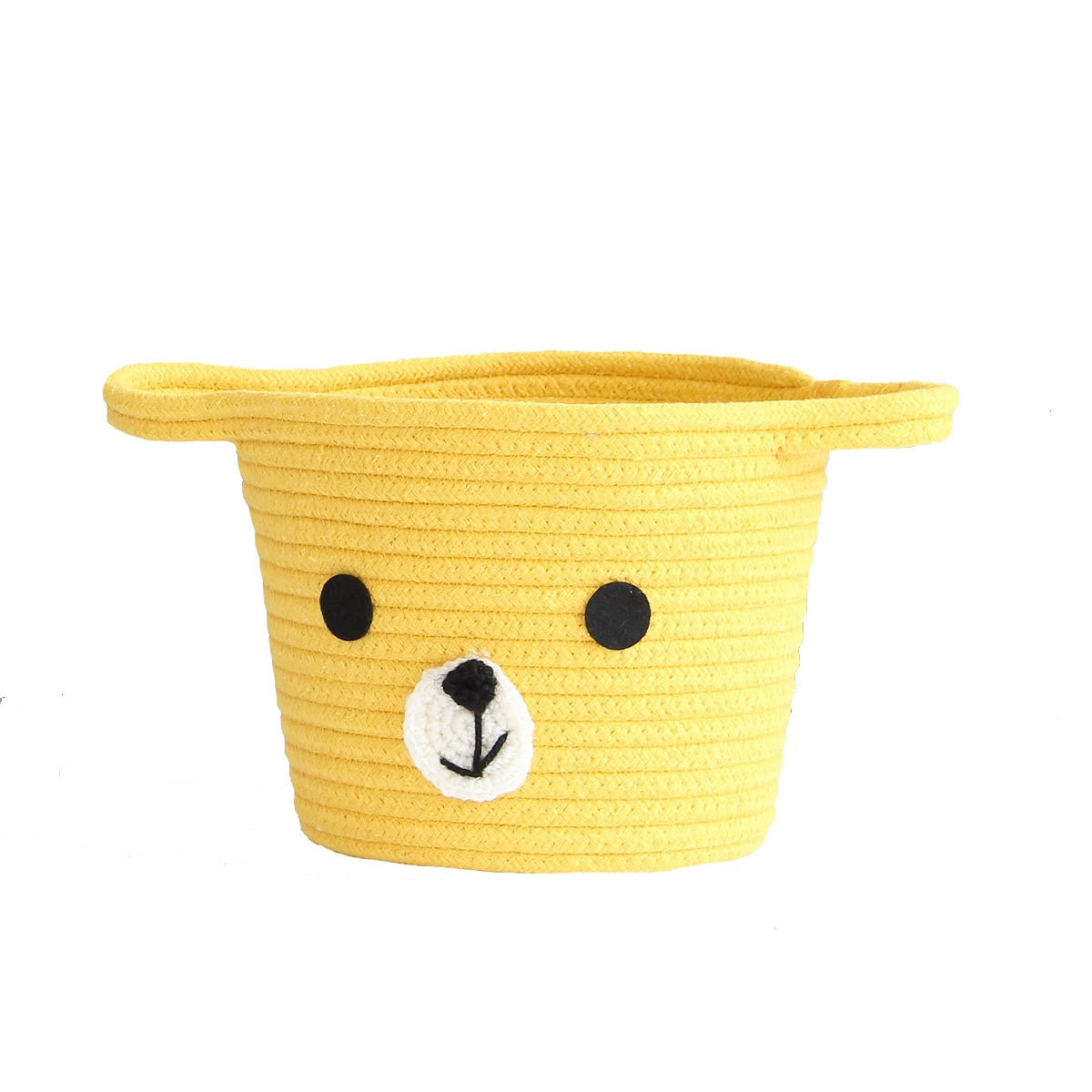 Storage box, woven cute table storage system, storage basket, DIY, with little bears