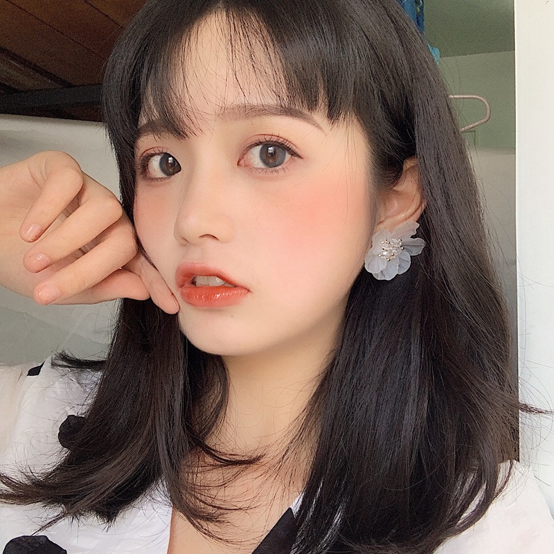 Korean-style Dongdaemun Internet Celebrity Holiday Style Exaggerated Earrings Personality Elegant and Generous Fairy Style Flower Earrings Female Elegant