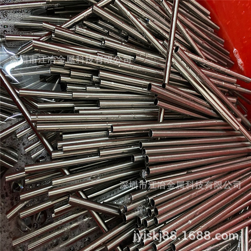 304不锈钢管加工外径3/4/5/6内外攻牙倒角线切割开槽磨尖钢针加工