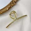 Metal hairgrip, crab pin, simple and elegant design