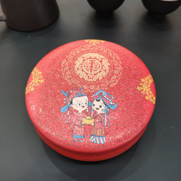 新款现货批发马口铁盒圆形茶叶铁盒 通用包装密封茶叶包装铁盒|ms