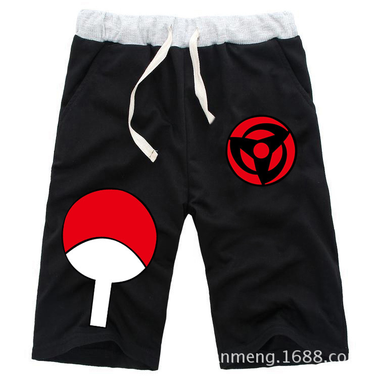 Naruto Sasuke Fan Capri Shorts Half Pants Casual Pants Men's Pants Animation Surrounding