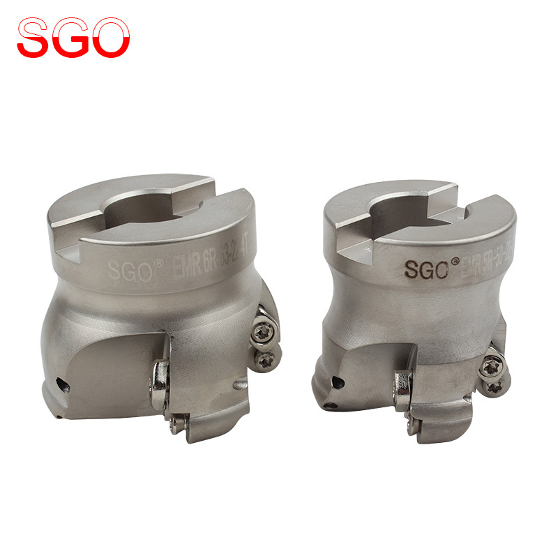 台湾SGO 数控刀盘直角平面铣刀盘面铣刀R5 R6 5R50-63 6R50 60 80