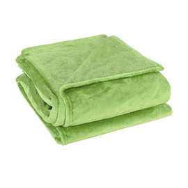 火拼包邮法兰绒纯色毛毯素色法莱绒毛毯毛毯批发特价促销夏季薄毯