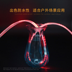 Single-color flowing horse LED strip light 220V outdoor waterproof flowing meteor linear light wedding and banquet hall decoration light